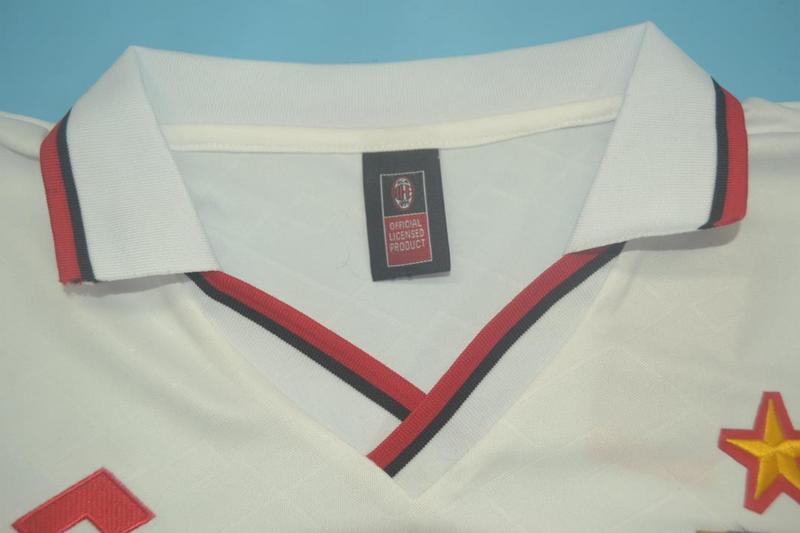 AAA(Thailand) AC Milan 1993/94 Away Retro Soccer Jersey