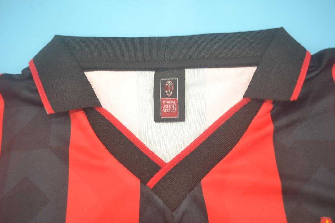 AAA(Thailand) AC Milan 1993/94 Home Retro Soccer Jersey