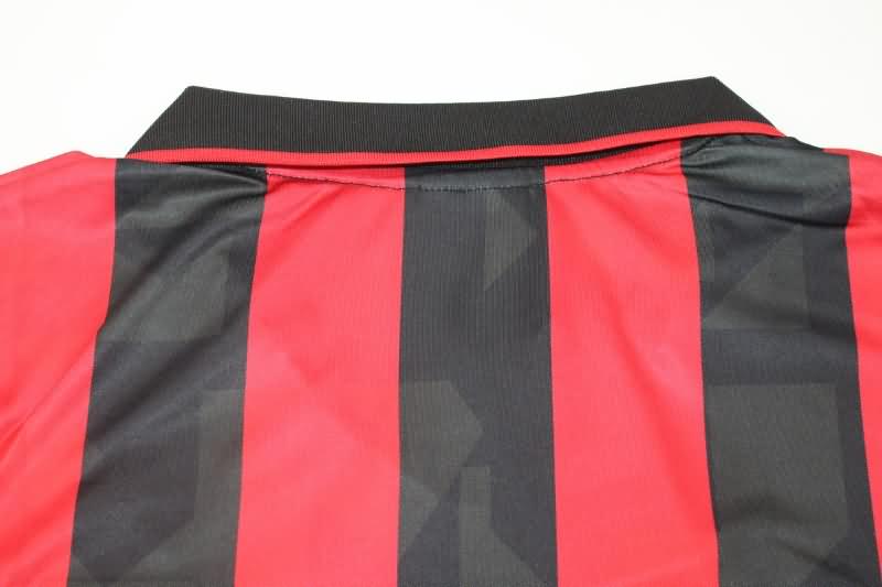 AAA(Thailand) AC Milan 1993/94 Home Long Sleeve Retro Soccer Jersey