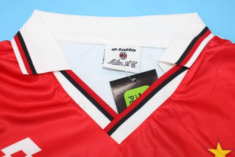 AAA(Thailand) AC Milan 1994/95 Away Retro Soccer Jersey