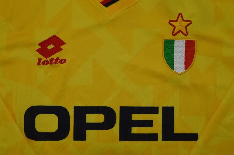 AAA(Thailand) AC Milan 1994/95 Third Retro Long Sleeve Soccer Jersey