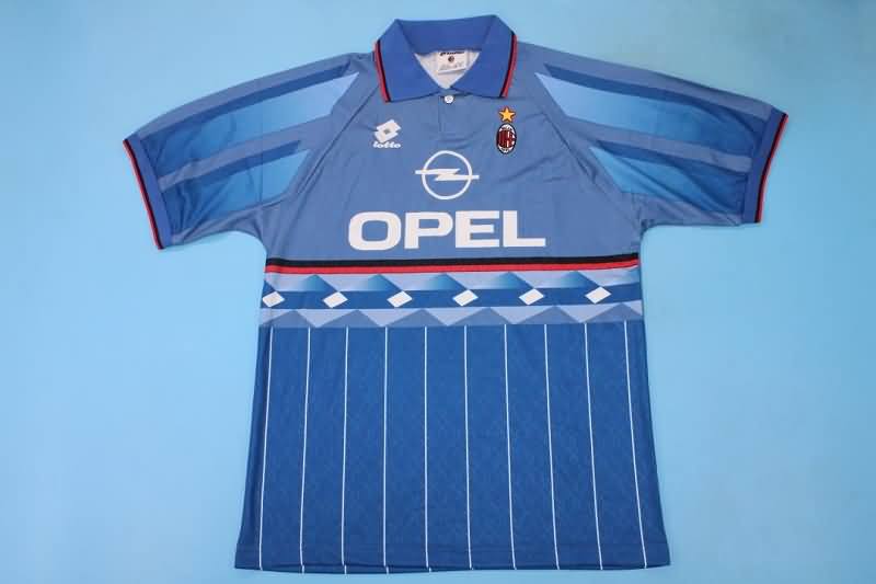AAA(Thailand) AC Milan 1995/96 Away Retro Soccer Jersey