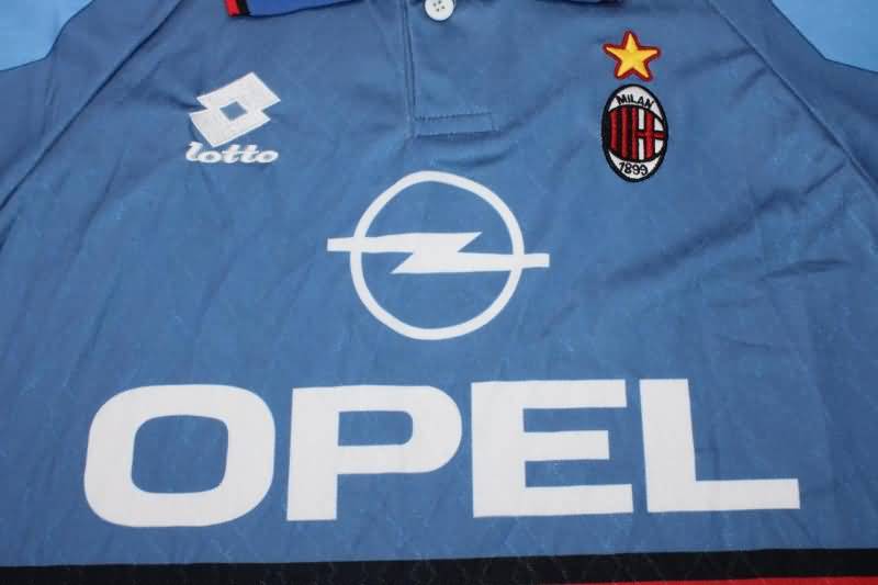 AAA(Thailand) AC Milan 1995/96 Away Retro Soccer Jersey