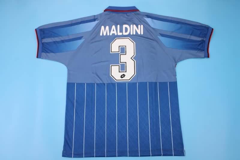 AAA(Thailand) AC Milan 1995/96 Away Retro Soccer Jersey