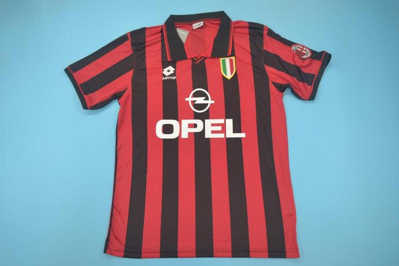 AAA(Thailand) AC Milan 1996/97 Home Retro Soccer Jersey