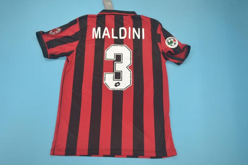 AAA(Thailand) AC Milan 1996/97 Home Retro Soccer Jersey