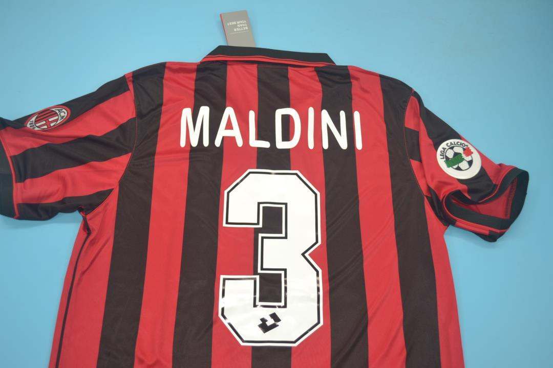 AAA(Thailand) AC Milan 1996/97 Home Retro Soccer Jersey