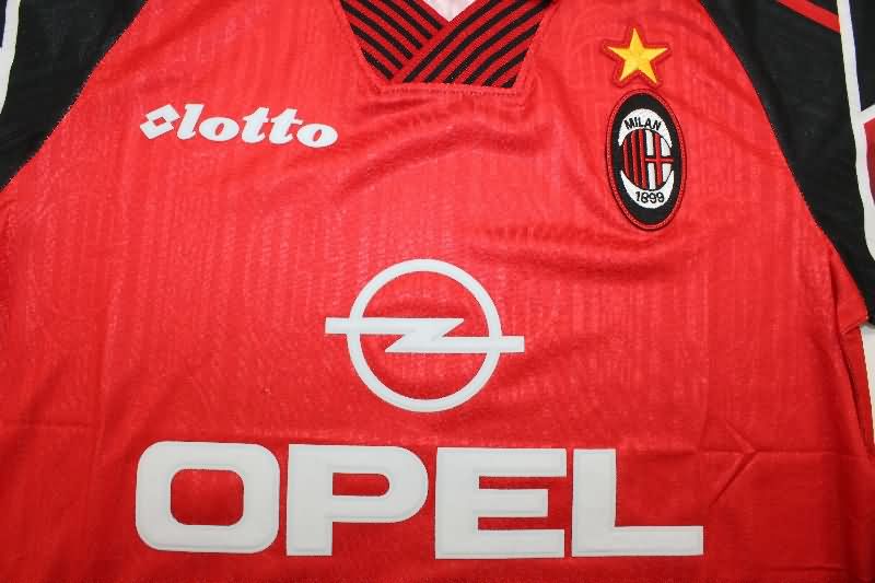 AAA(Thailand) AC Milan 1997/98 Fourth Retro Soccer Jersey