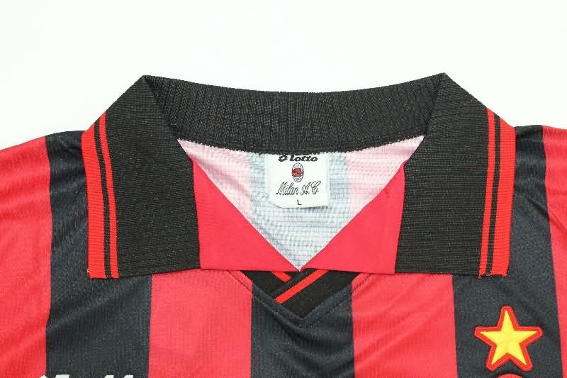 AAA(Thailand) AC Milan 1997/98 Home Retro Soccer Jersey