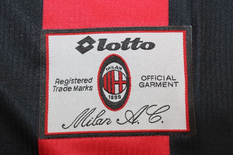 AAA(Thailand) AC Milan 1997/98 Home Retro Soccer Jersey