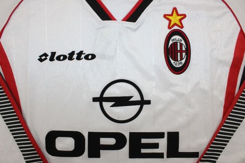 AAA(Thailand) AC Milan 1997/98 Third Long Sleeve Retro Soccer Jersey