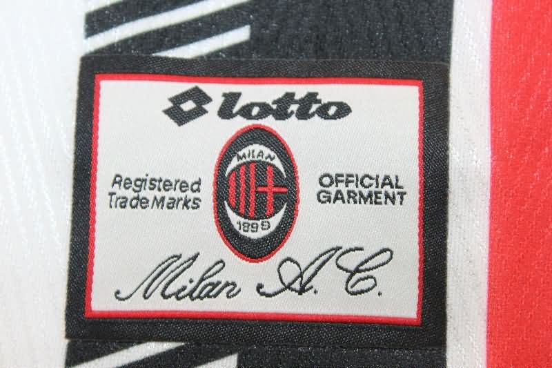AAA(Thailand) AC Milan 1997/98 Third Long Sleeve Retro Soccer Jersey