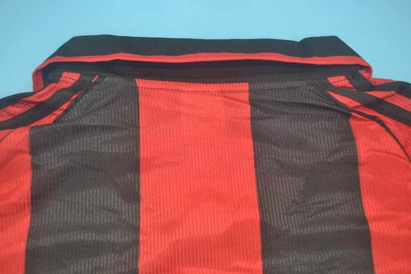 AAA(Thailand) AC Milan 1998/99 Home Retro Soccer Jersey