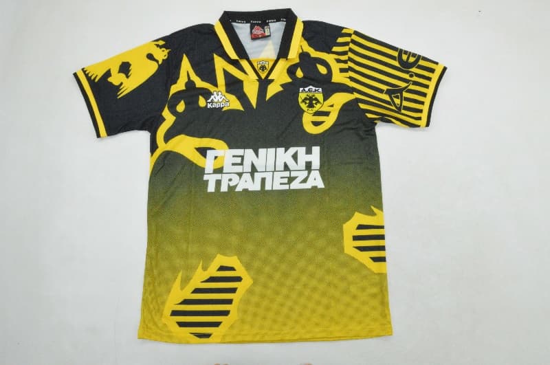 AAA(Thailand) AEK Athens 1997/98 Home Retro Soccer Jersey