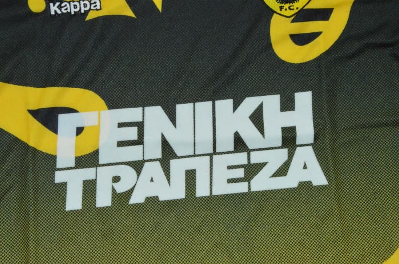 AAA(Thailand) AEK Athens 1997/98 Home Retro Soccer Jersey