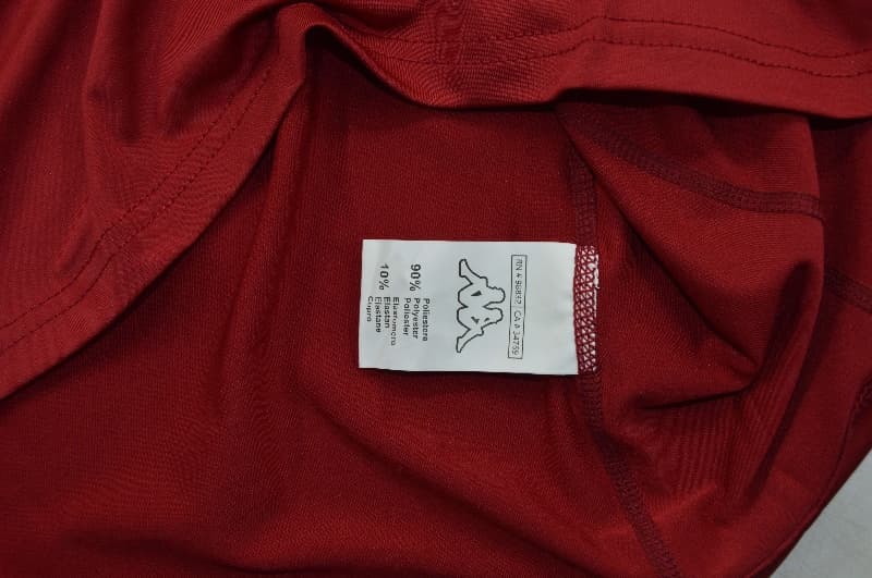 AAA(Thailand) AS Roma 2000/01 Home Retro Long Sleeve Soccer Jersey