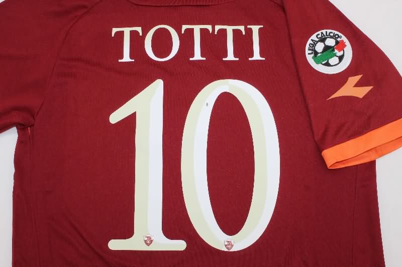 AAA(Thailand) AS Roma 2006/07 Home Retro Soccer Jersey
