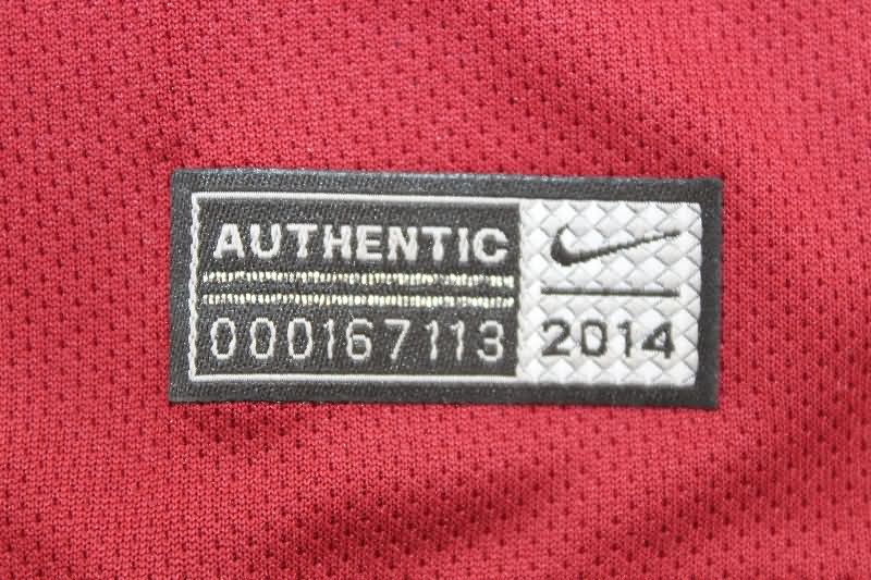 AAA(Thailand) AS Roma 2014/15 Home Retro Soccer Jersey