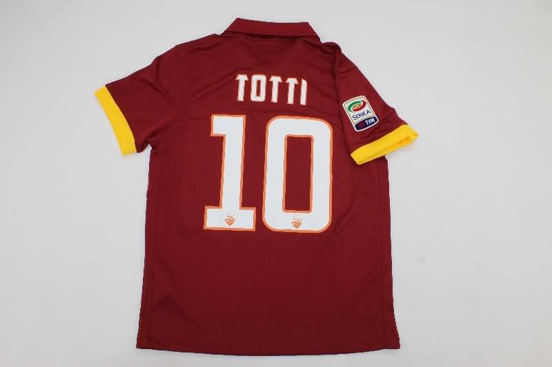 AAA(Thailand) AS Roma 2014/15 Home Retro Soccer Jersey