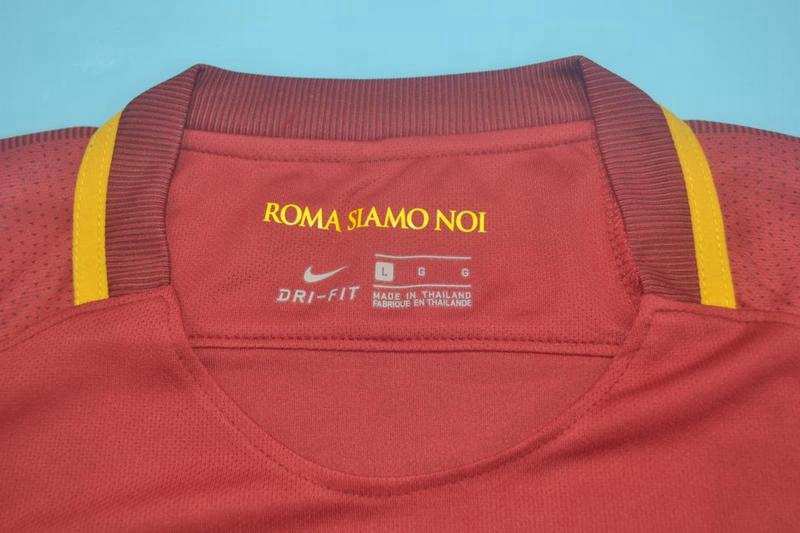 AAA(Thailand) AS Roma 2017/18 Home Retro Soccer Jersey
