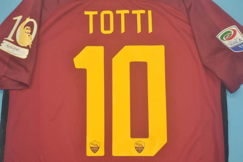 AAA(Thailand) AS Roma 2017/18 Home Retro Soccer Jersey