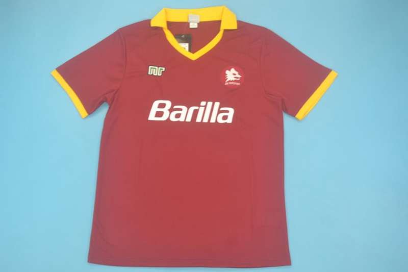 AAA(Thailand) AS Roma 1989/90 Home Retro Soccer Jersey