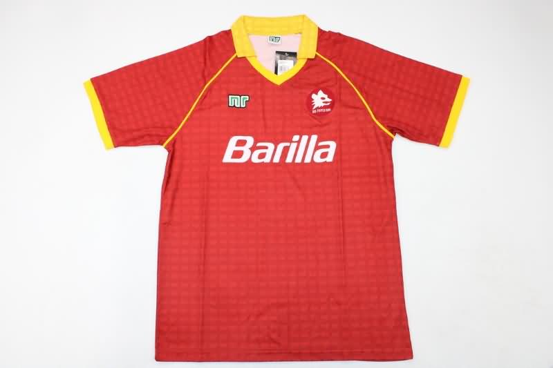 AAA(Thailand) AS Roma 1990/91 Home Retro Soccer Jersey