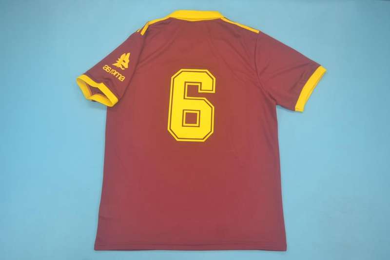AAA(Thailand) AS Roma 1991/92 Home Retro Soccer Jersey