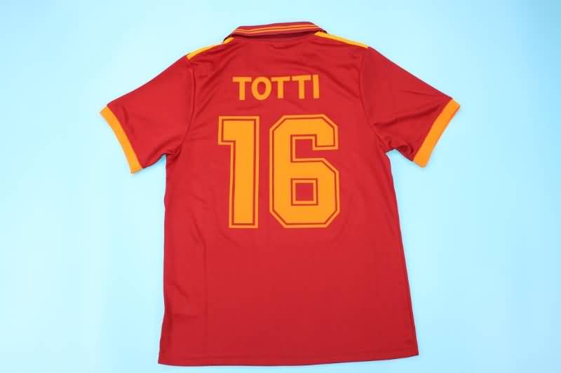 AAA(Thailand) AS Roma 1992/94 Home Retro Soccer Jersey