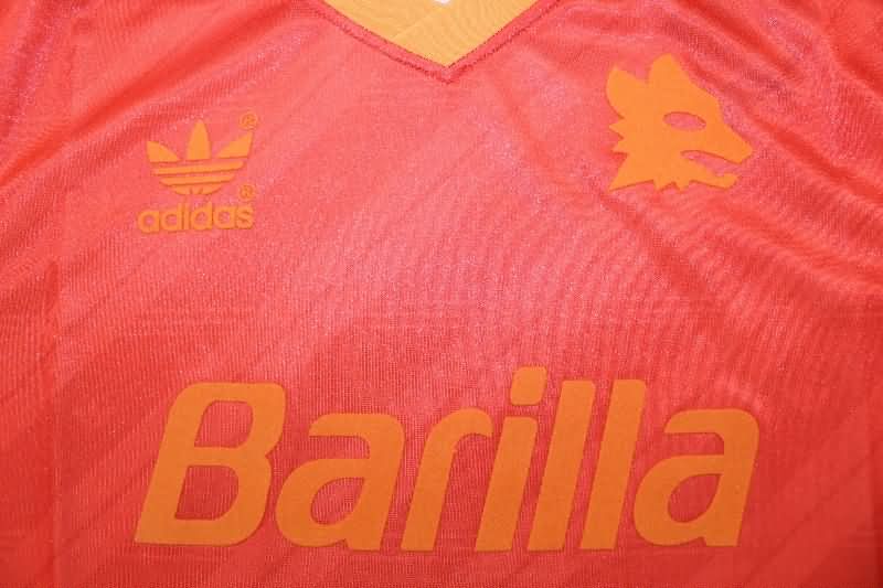 AAA(Thailand) AS Roma 1992/94 Home Retro Soccer Jersey 02