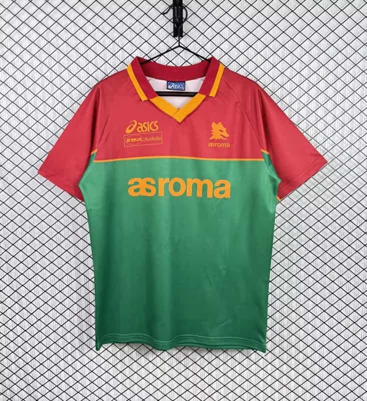 AAA(Thailand) AS Roma 1995/96 Training Retro Soccer Jersey