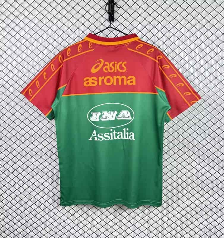 AAA(Thailand) AS Roma 1995/96 Training Retro Soccer Jersey