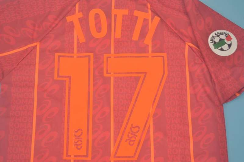 AAA(Thailand) AS Roma 1996/97 Home Retro Soccer Jersey