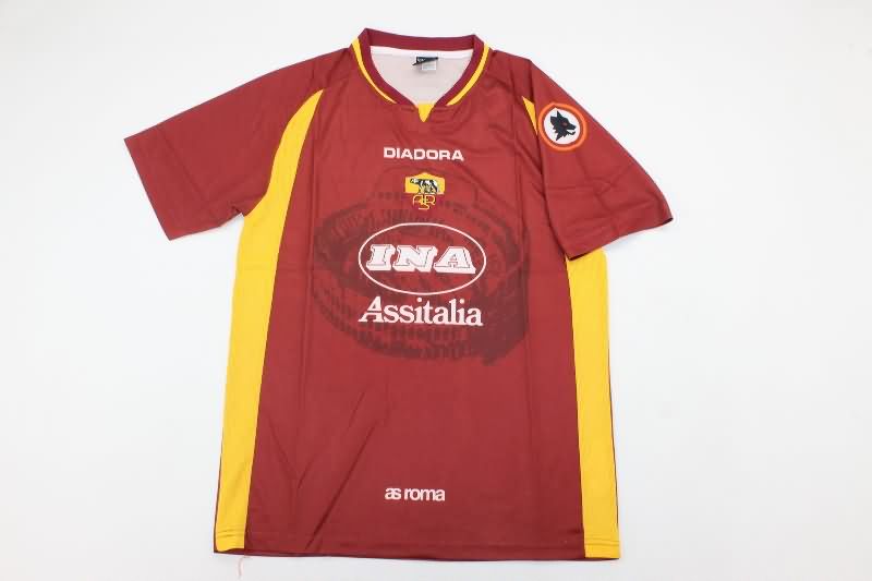 AAA(Thailand) AS Roma 1997/98 Home Retro Soccer Jersey