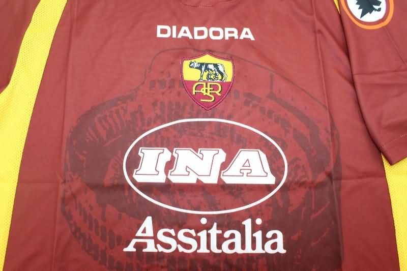 AAA(Thailand) AS Roma 1997/98 Home Retro Soccer Jersey