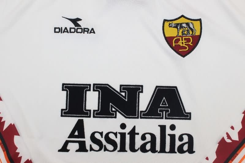 AAA(Thailand) AS Roma 1998/99 Away Long Sleeve Retro Soccer Jersey