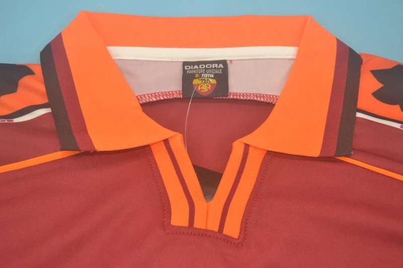 AAA(Thailand) AS Roma 1998/99 Home Retro Soccer Jersey