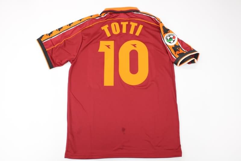 AAA(Thailand) AS Roma 1998/99 Home Retro Soccer Jersey