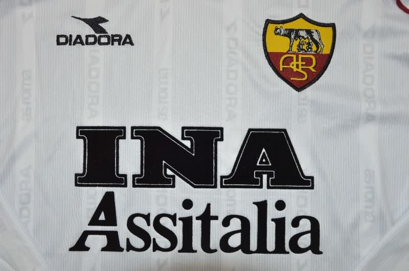 AAA(Thailand) AS Roma 1999/00 Away Retro Long Sleeve Soccer Jersey