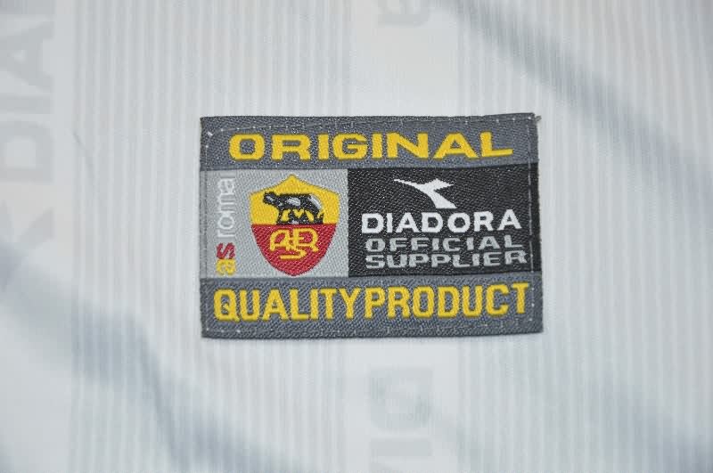 AAA(Thailand) AS Roma 1999/00 Away Retro Long Sleeve Soccer Jersey