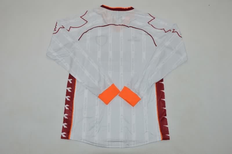 AAA(Thailand) AS Roma 1999/00 Away Retro Long Sleeve Soccer Jersey