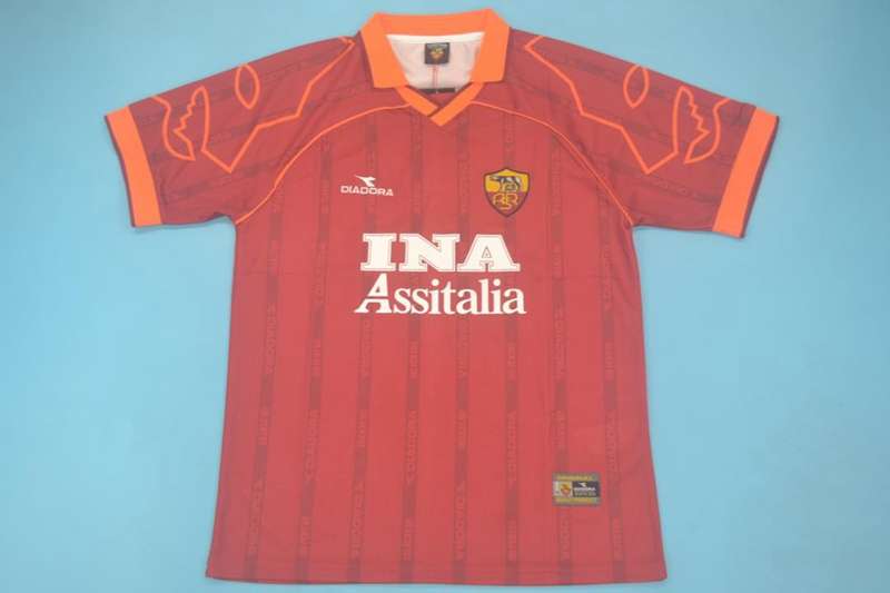 AAA(Thailand) AS Roma 1999/00 Home Retro Soccer Jersey