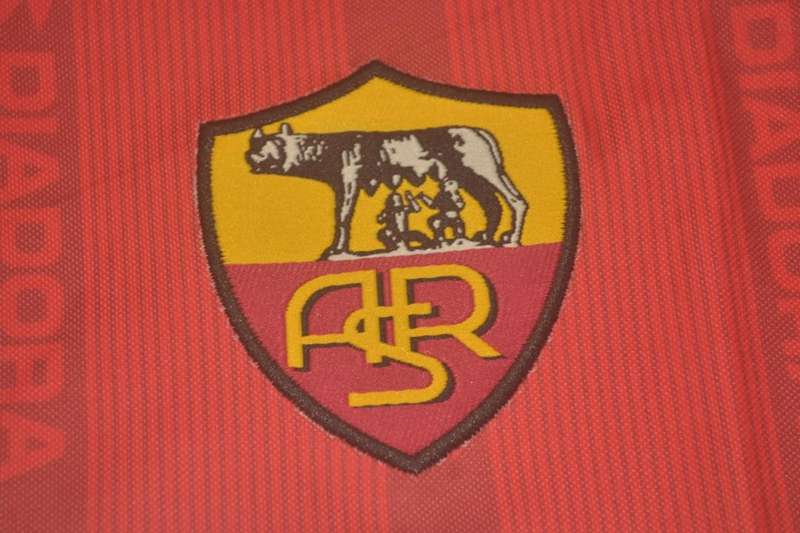 AAA(Thailand) AS Roma 1999/00 Home Retro Soccer Jersey