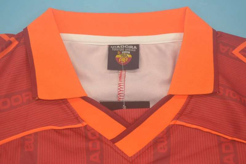 AAA(Thailand) AS Roma 1999/00 Home Retro Soccer Jersey