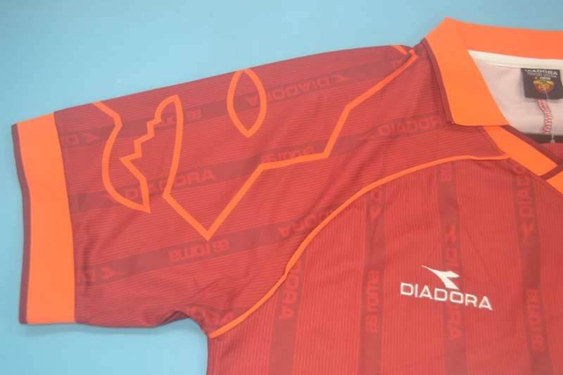 AAA(Thailand) AS Roma 1999/00 Home Retro Soccer Jersey