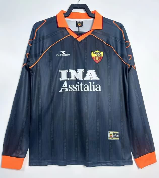 AAA(Thailand) AS Roma 1999/00 Third Retro Long Sleeve Soccer Jersey