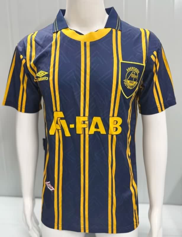 AAA(Thailand) Aberdeen 1993/94 Away Retro Soccer Jersey
