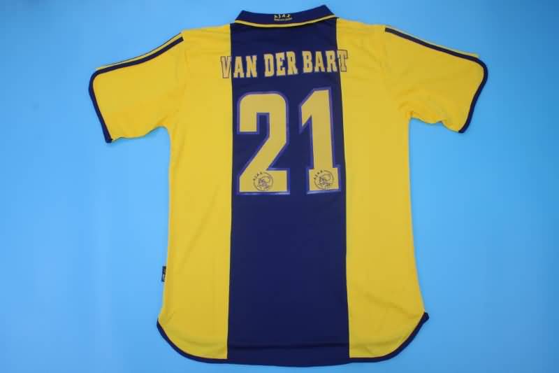 AAA(Thailand) Ajax 2000/01 Away Retro Soccer Jersey