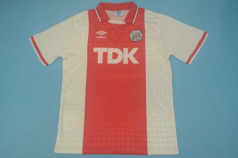 AAA(Thailand) Ajax 1989/91 Home Retro Soccer Jersey