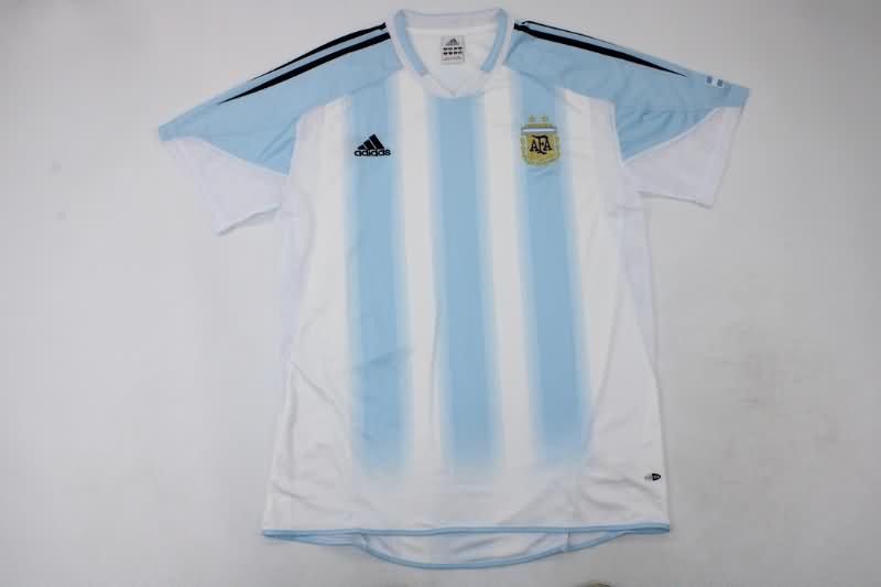 AAA(Thailand) Argentina 2004/05 Home Retro Soccer Jersey